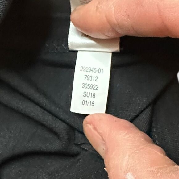 ATHLETA Women’s Black Pacifica Wrap Short Sleeve Top Size Small Style #292945 - Picture 6 of 7